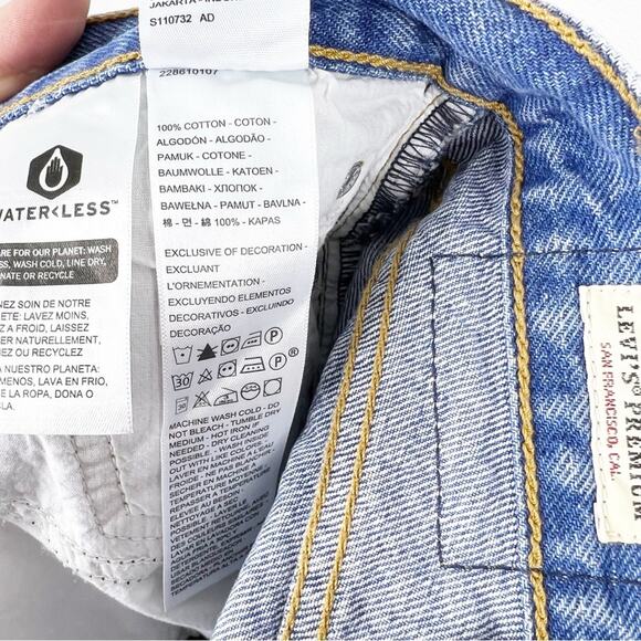 NWT Levi’s Wedgie Icon Straight Leg Jeans 29 Athens Asleep - Picture 7 of 7